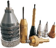 Carbide indentor pins for dot pin marking machines